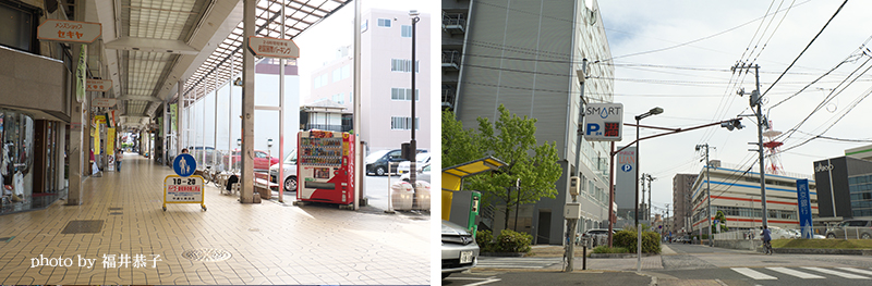 中通り商店街など