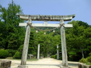 吉香神社の鳥居の写真