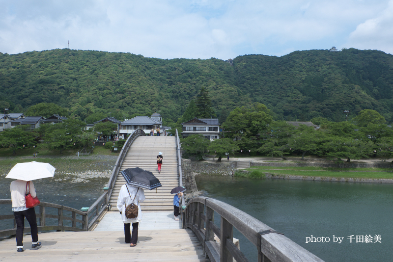 錦帯橋上の眺め