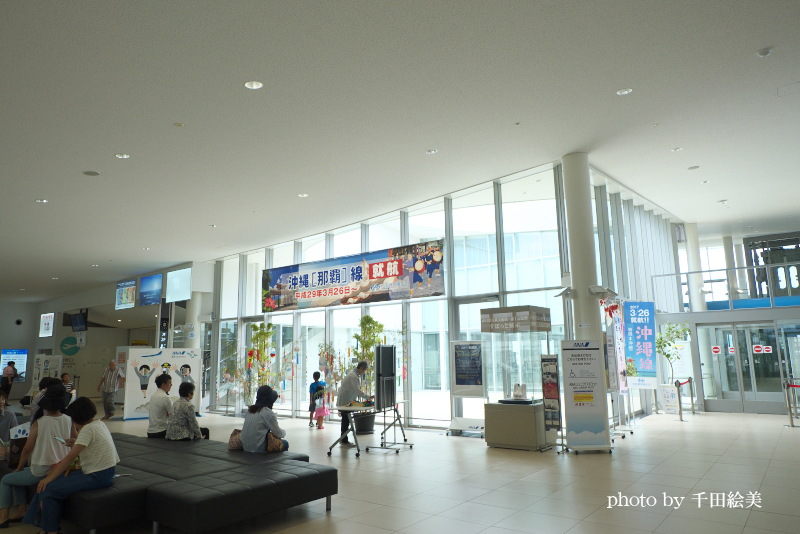 岩国錦帯橋空港ロビーの様子