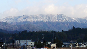 くっきり雪化粧