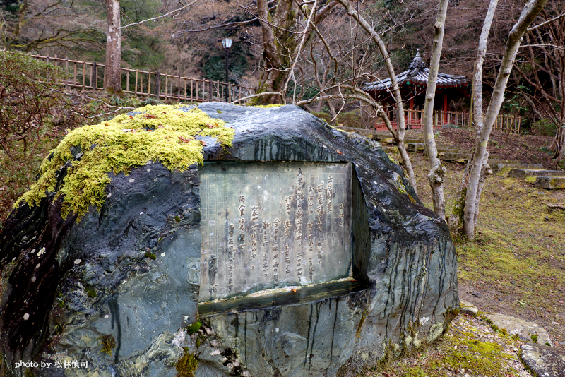 紅葉谷公園にあるおはんの文学碑
