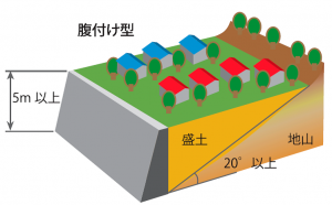 腹付け型