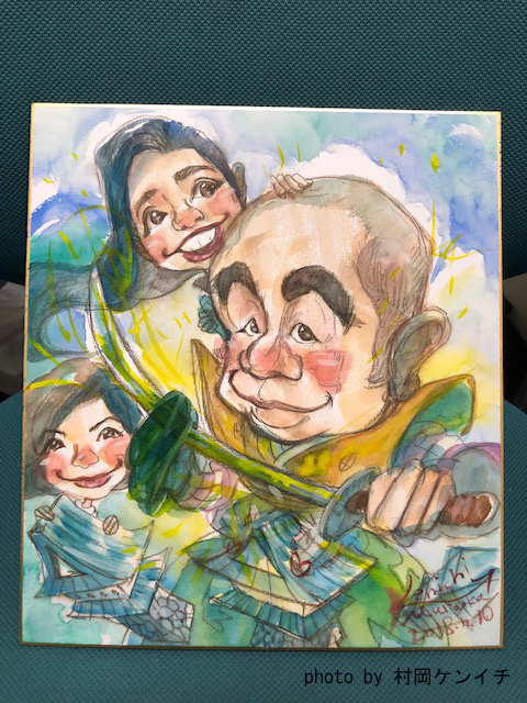 似顔絵モデル家族その2