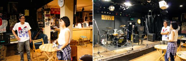 ライブハウス「ＴＩＭＥ」での写真