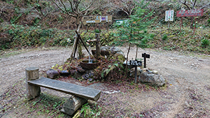 登山で出会った「弥山の水」