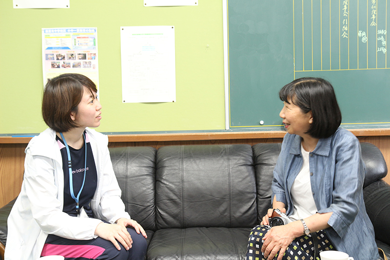 麻里布小学校での様子