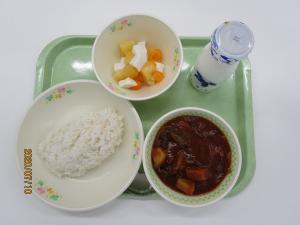 2020年7月10日給食写真