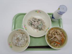 2020年10月7日給食写真