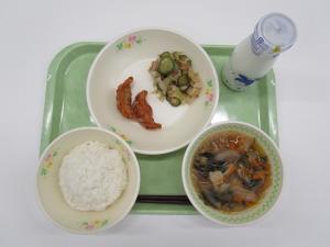 2020年10月9日給食写真