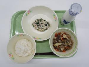2020年10月20日給食写真
