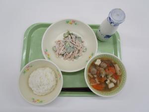 2020年10月26日給食写真