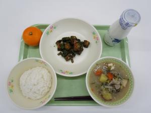 2020年12月9日給食写真
