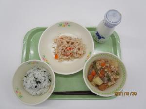 2021年1月20日給食写真