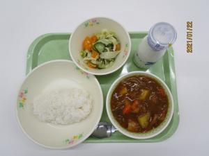 2021年1月22日給食写真