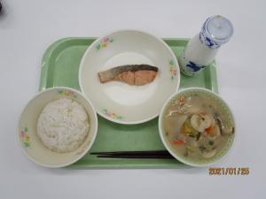 2021年1月25日給食写真