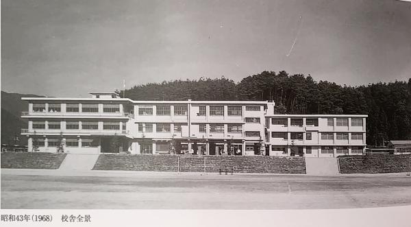 昔の高森高校写真