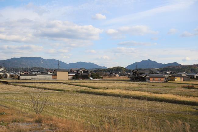 玖西盆地の風景