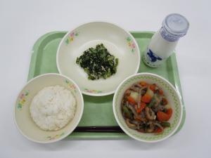 2021年3月12日給食写真