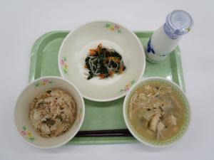 2021年3月17日給食写真