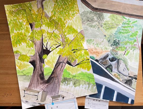 学生時代に日高さんが書いた絵