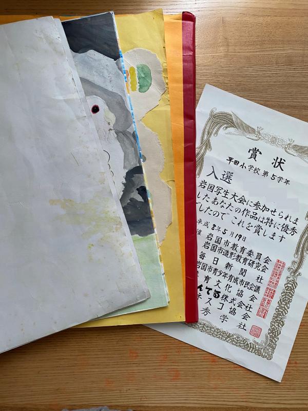 賞状等の写真