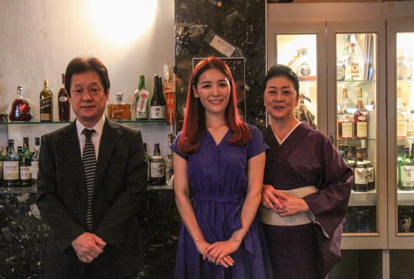 りのさんとマスターとママさんとの写真