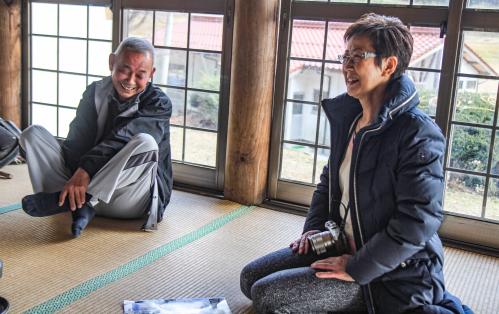北郷さんとの歓談の様子
