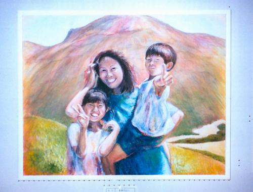 すずきえりなさんが高校生の時に描いた写真