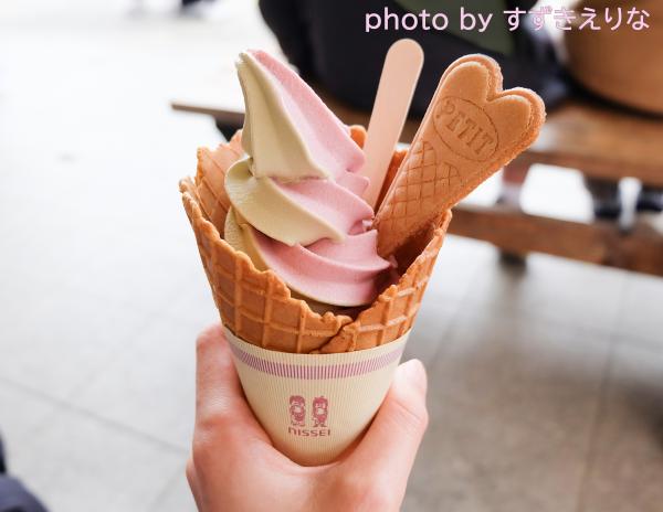 ソフトクリームの写真