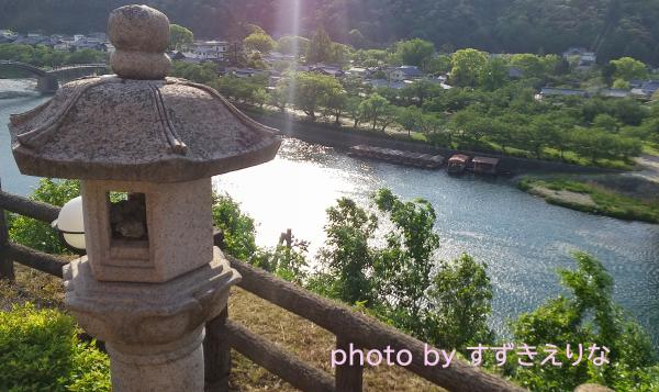 錦帯橋周辺の新緑の景色2