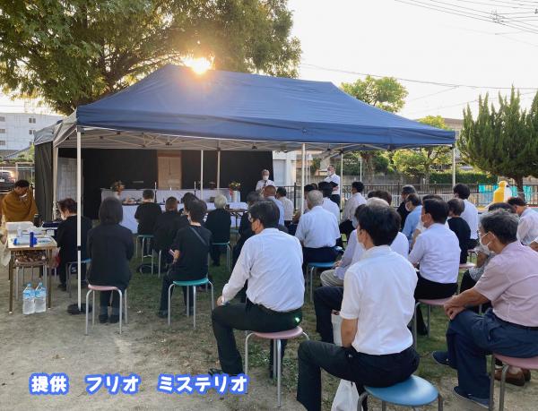 慰霊祭の写真