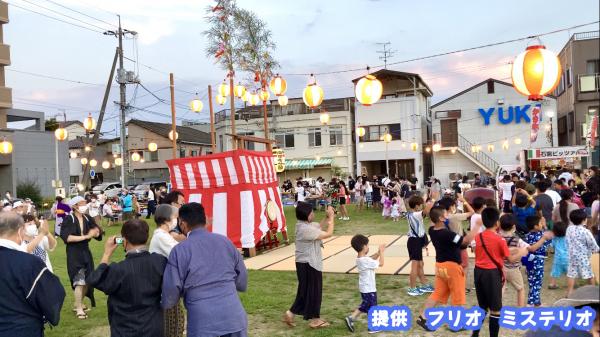 盆踊りの様子の写真１