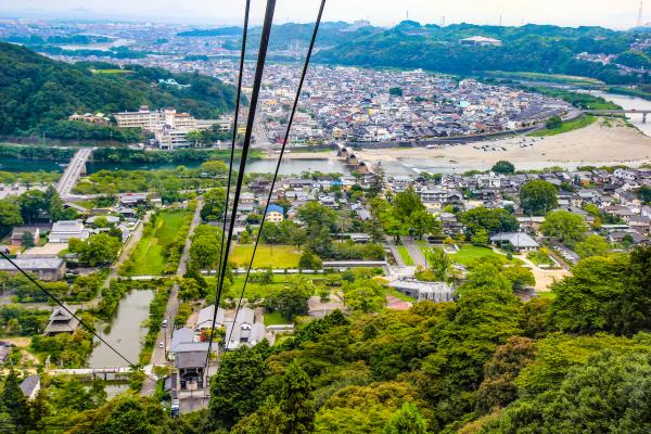 ロープウェイからの景色