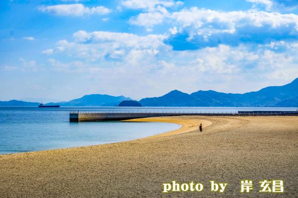 潮風公園の海岸の写真