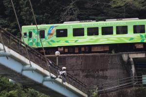 乗って残そう清流線　直して残そう南桑橋