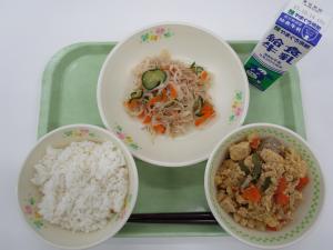 2023年10月6日給食写真