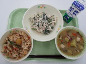 2023年10月27日給食写真