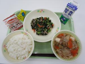 2024年2月2日給食写真