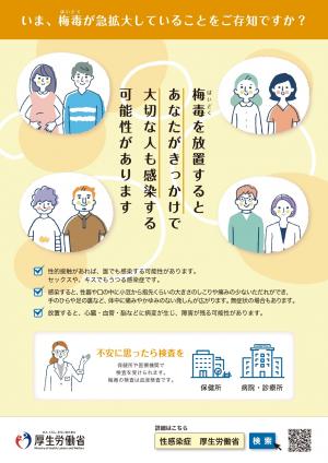 いま、梅毒が