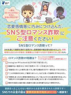 SNS型ロマンス詐欺