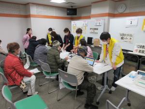 イベントコーナー、看護協会の出し物