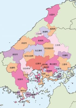 広島広域都市圏マップ