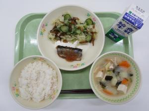 2025年5月30日給食写真