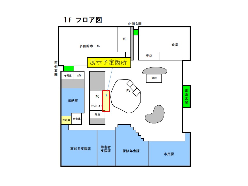 パネル展示（壁側南）