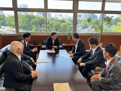 国土交通省　要望活動（国定国土交通大臣政務官）