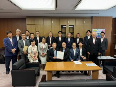 国土交通省　要望活動（塩見国土交通審議官）
