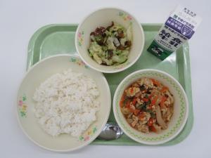 2025年10月30日給食写真