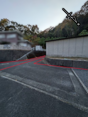 私道（三叉路）