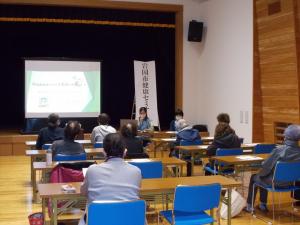 健康セミナーの受講風景